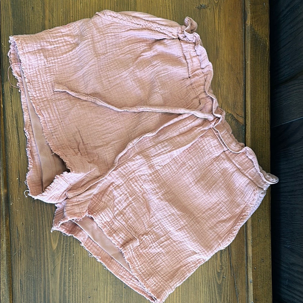 High Waist Pink Women Shorts